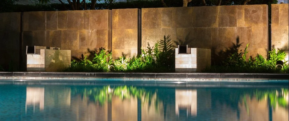 Shadowing Landscape Lighting Technique